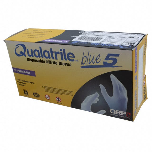 BQF09 LARGE DISPSBLE GLOVES NITRILE LG 100PC