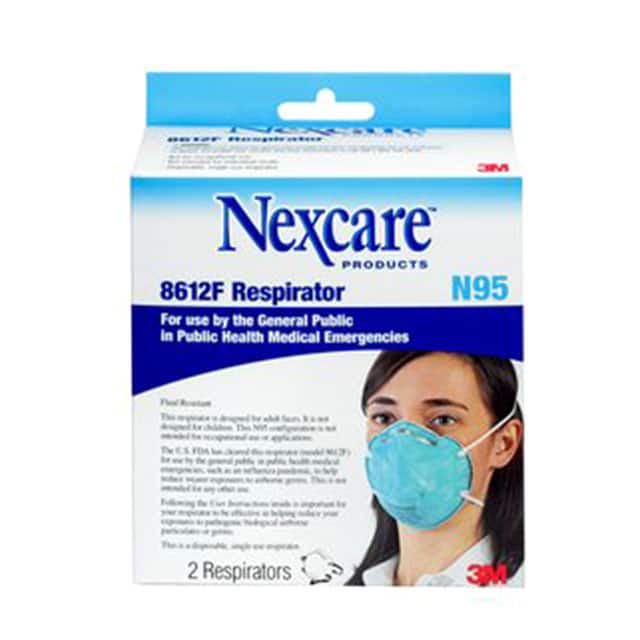 8612F RESPIRATOR N95 2PK NEXCARE MASK