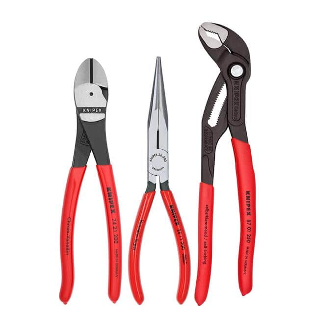 00 20 08 US2 3 PC UNI PLIERS SET W/COBRA PLRS