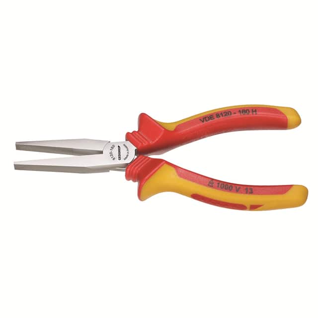 VDE 8120-160 H VDE FLAT NOSE PLIERS WITH VDE IN