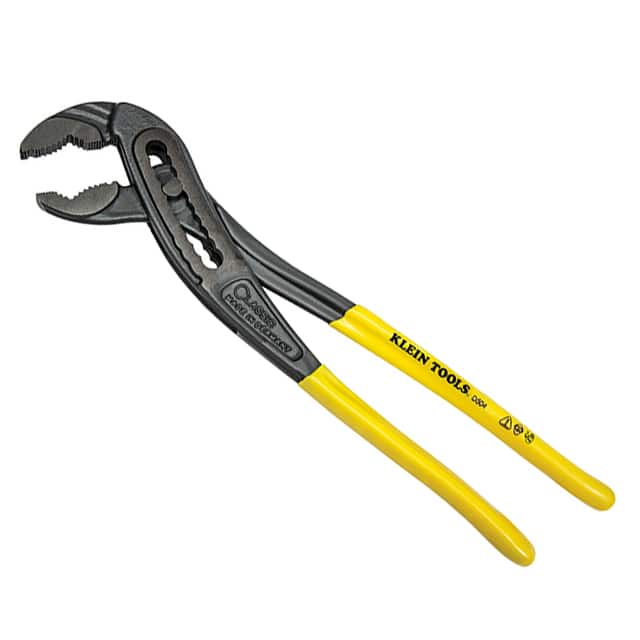 D504-12 PLIERS ADJUSTABLE FLAT NOSE 12"