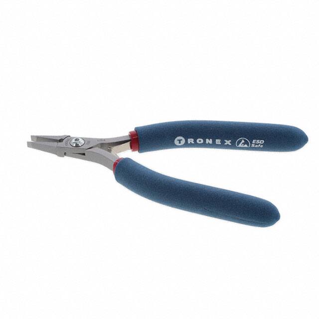 P744 PLIER, FLAT NOSE-SHORT SMOOTH JA