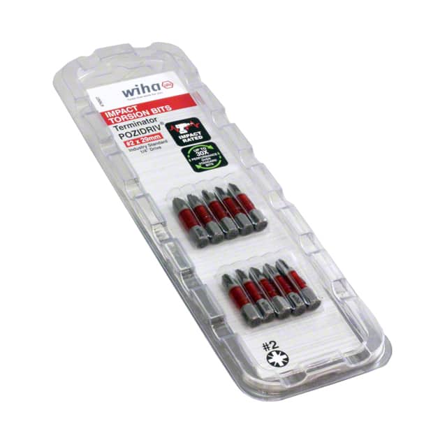 76507 BIT POZIDRIV SZ2 1.14" 10/PK