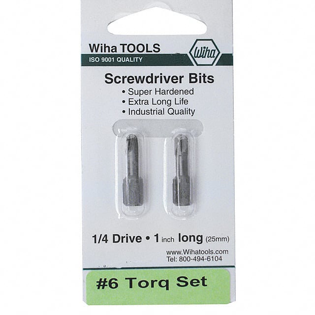 71957 BIT TORQ-SET SZ6 0.98" 2/PK