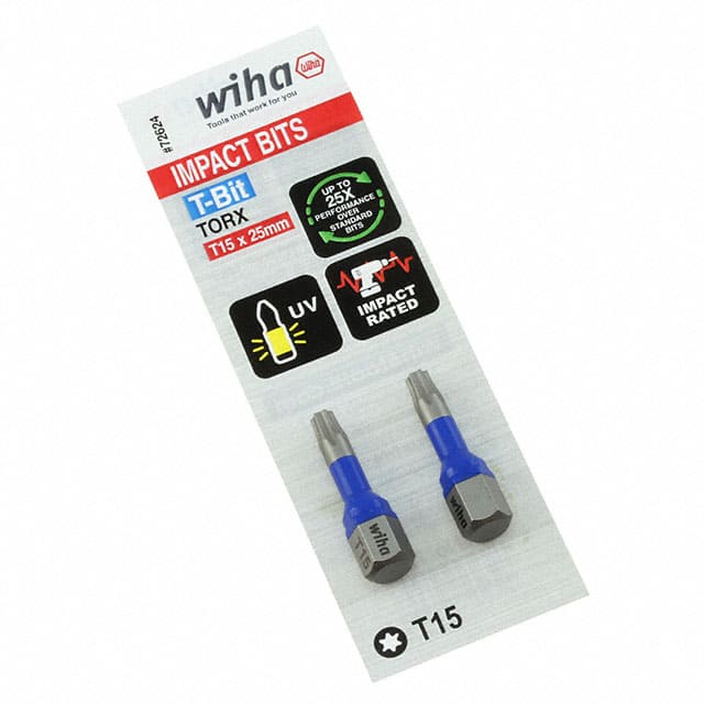 72624 726 T-BIT TORX T15X25MM 2 PACK