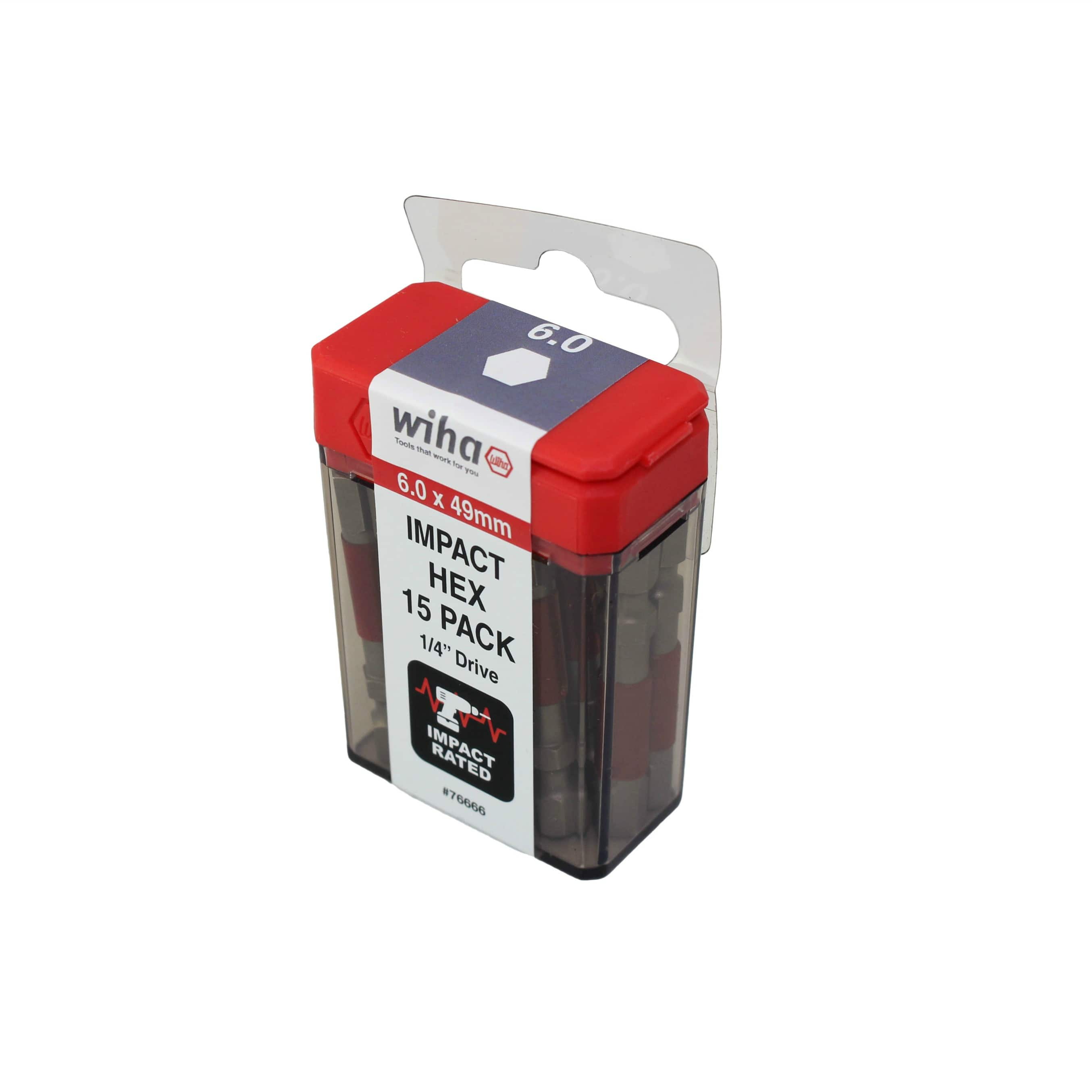 76666 IMPACT POWER BIT HEX 6.0MM