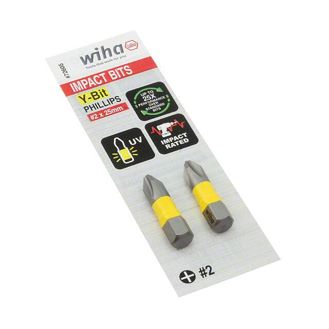 72605 726 Y-BIT PHIL PH2X25MM - 2 PACK