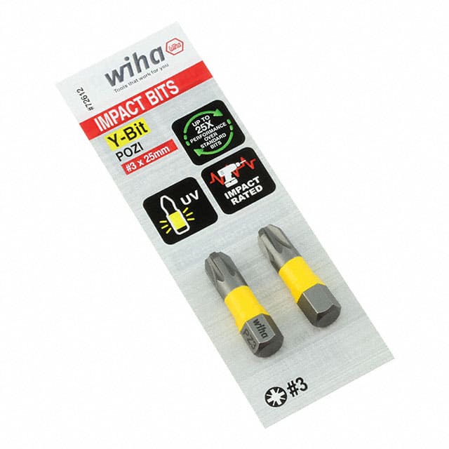 72612 726 Y-BIT POZI PZ3X25MM - 2 PACK