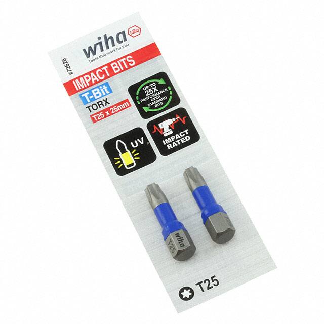 72626 726 T-BIT TORX T25X25MM - 2 PACK