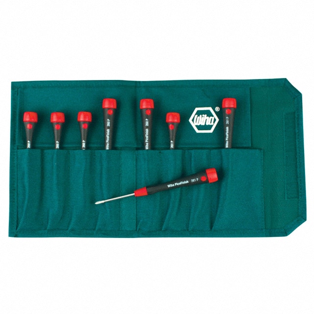 26193 SCREWDRIVER SET SLOT W/POUCH 8PC