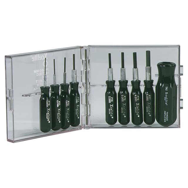 PS90MMN NUT DRIVER SET W/CASE 9PC