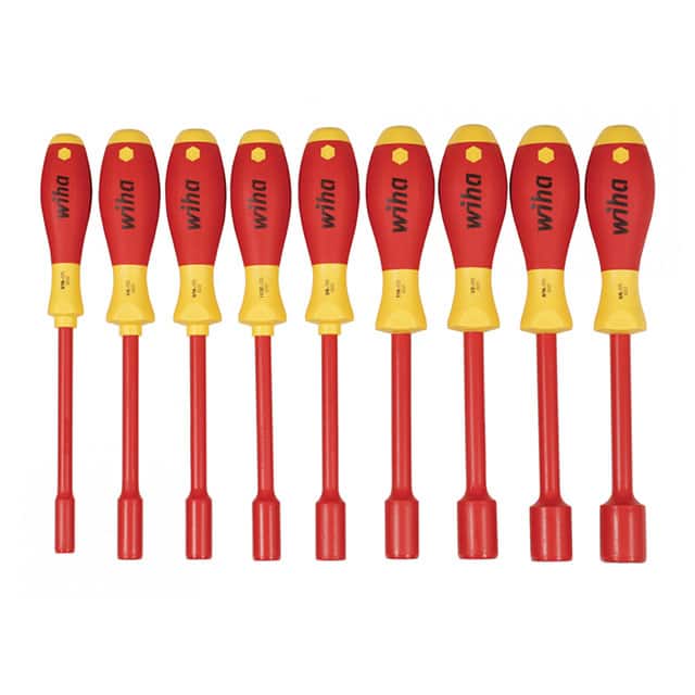 32288 NUTDRIVR SET HEXSCKT W/CASE 9PC