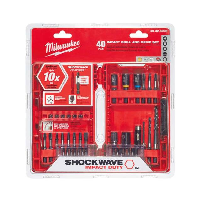 48-32-4006 SHOCKWAVE 153 40-PIECE DRILL &