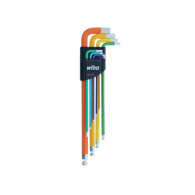 66980 9-PIECE BALL END HEX COLOR CODED