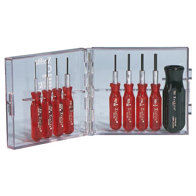 PS89N SCREWDRIVER SET HEX W/CASE 9PC