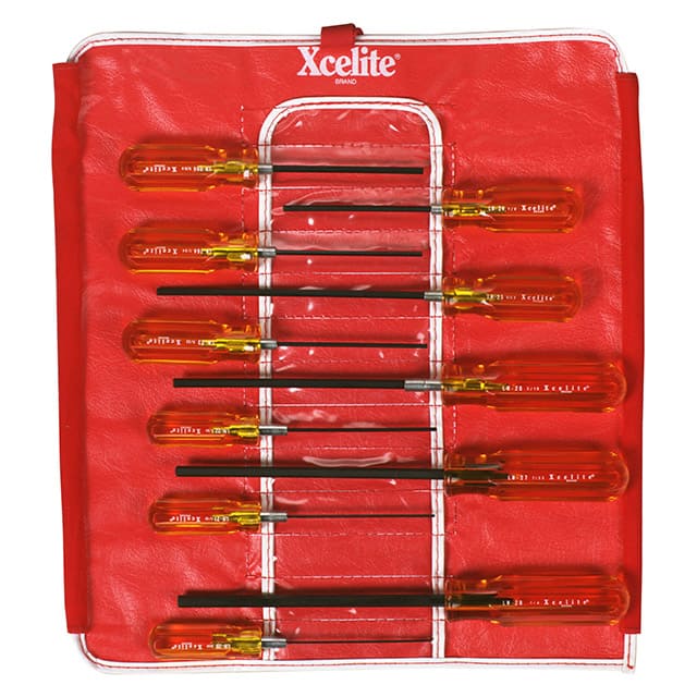 LN11N SCREWDRIVER SET HEX W/POUCH 11PC