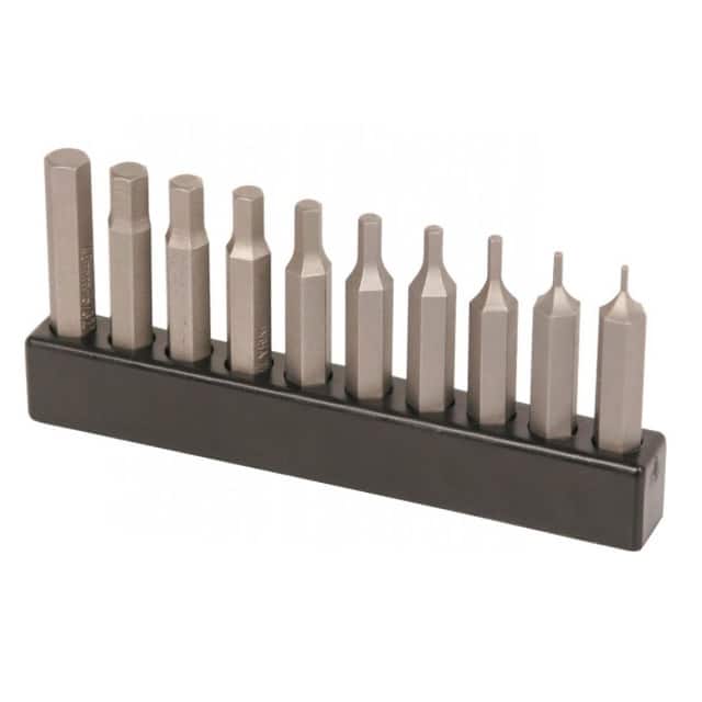 75982 BIT SET MICRO HEX 10PC INCLUDES: