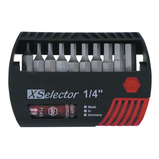 79446 BIT SET HEX W/CASE 10PCS