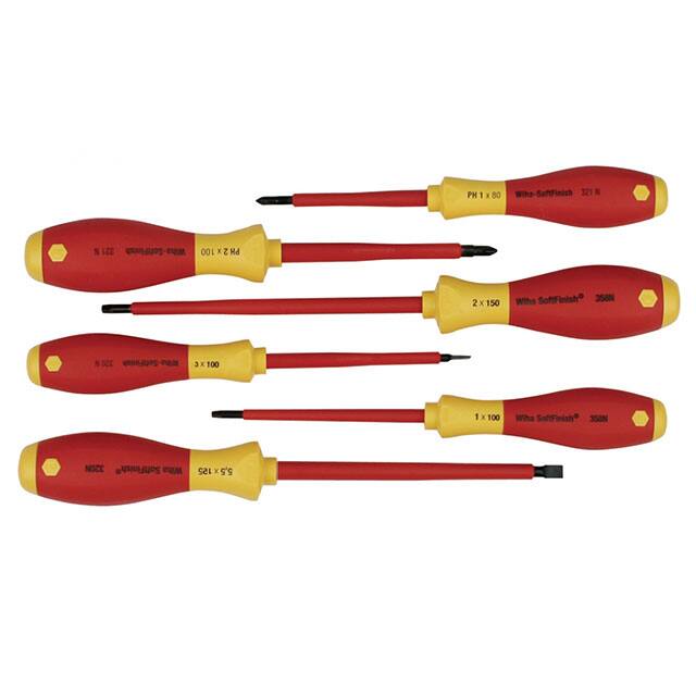 35891 SCREWDRIVER SET PHIL SLOT SQ 6PC