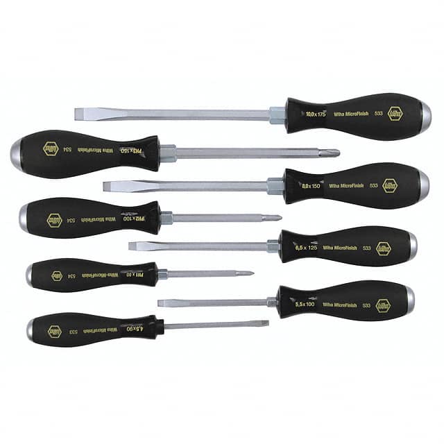 53398 SCREWDRIVER SET PHIL/SLOT 8PC