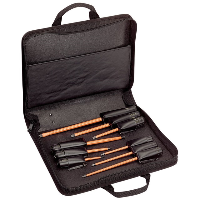 33528 SCREWDR SET PHIL SLOT W/CASE 9PC