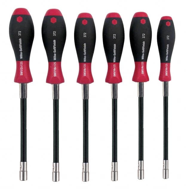 37291 NUT DRIVER SET HEX SOCKET 7PC