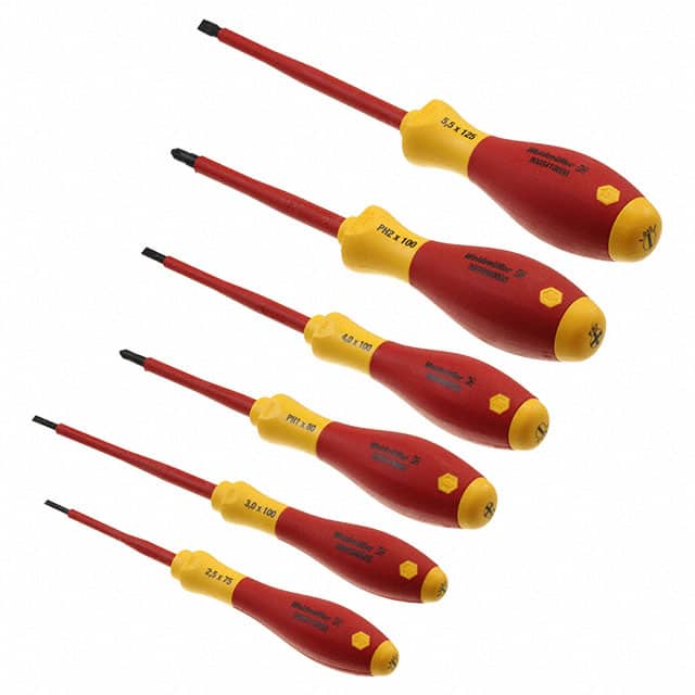 9009730000 SCREWDRIVER SET PHIL/SLOT 6PC