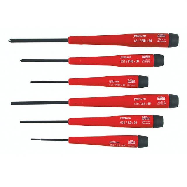 95190 SCREWDRIVER SET PHIL/SLOT 6PC