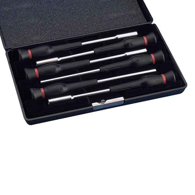 13716 NUT DRIVER SET W/CASE 6PC