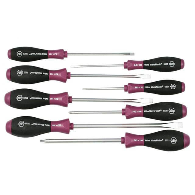 52098 SCREWDRIVER SET PHIL SLOT 8PCS