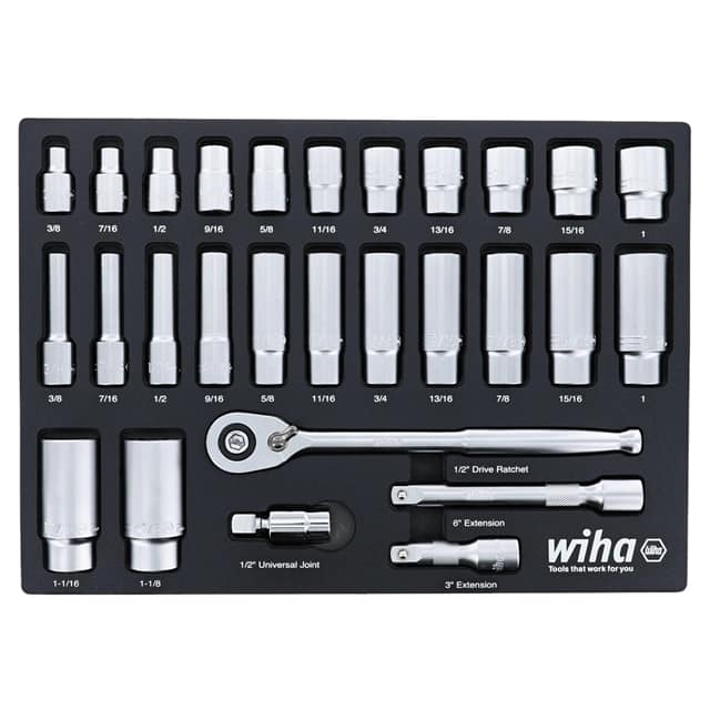33896 28 PIECE 1/2 DRIVE PROFESSIONAL