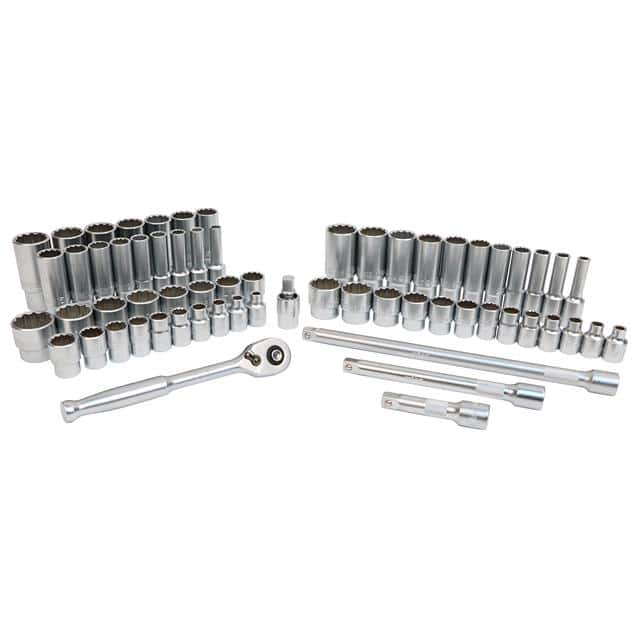 33799 SOCKET SET 6PT/12PT 3/8" 63PC