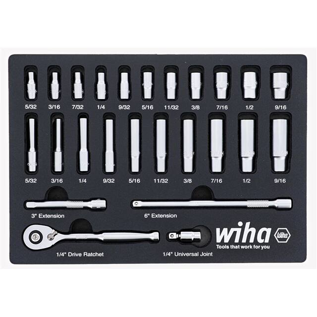 33396 25 PIECE 1/4 DRIVE PROFESSIONAL