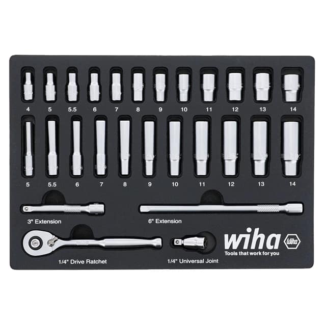 33395 27 PIECE 1/4 DRIVE PROFESSIONAL
