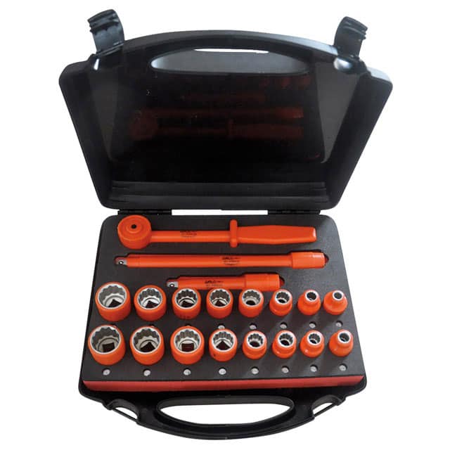 JT-KT-03095 SOCKET SET 1/2 IN DRIVE 19PC