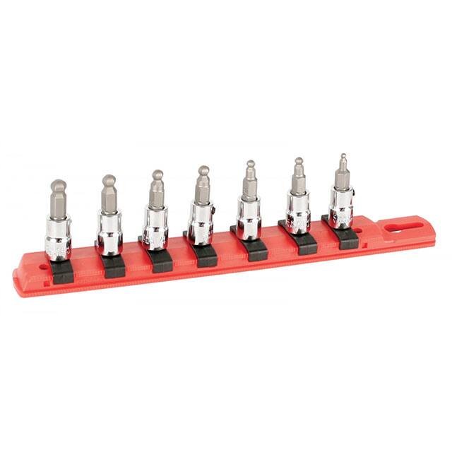 71398 SOCKET SET HEX 1/4" 7PC