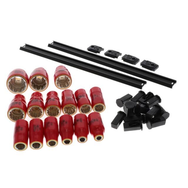 31796 15 PC INSUL SOCKETS 1/2 DRIVE