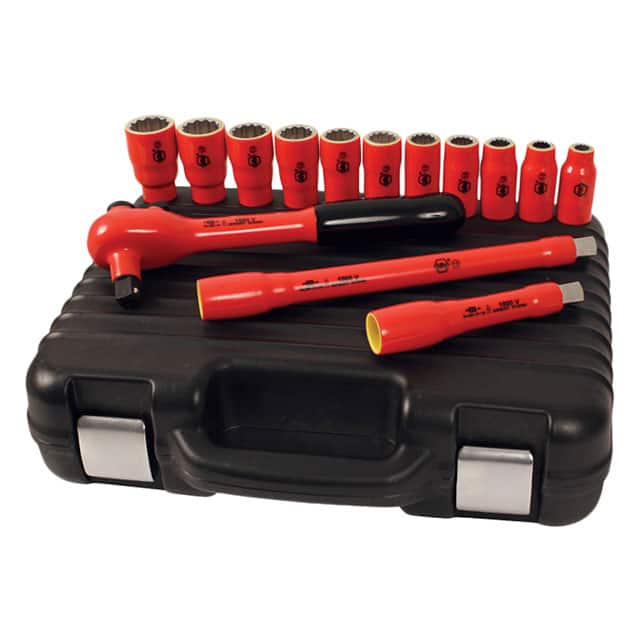 31694 SOCKET SET W/HANDLE 1/2" 14 PC