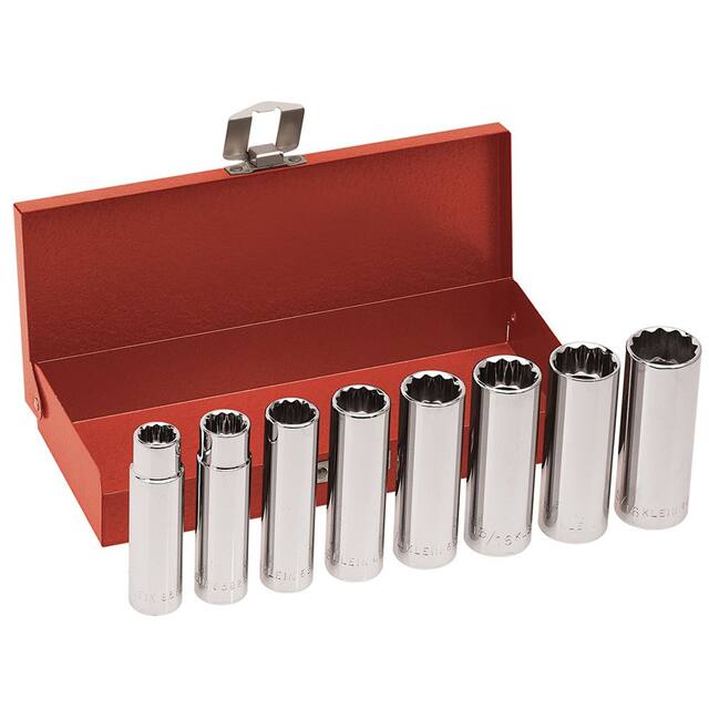 65514 SOCKET SET 12PT 1/2" 8PC