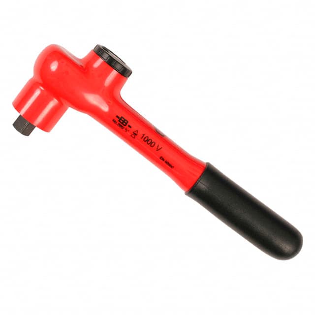 12852 HANDLE INSUL RATCHET 3/8" 7.48"
