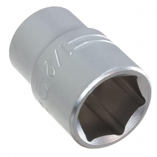33314 1/4" DRIVE SOCKET, 6 POINT, 1/2"