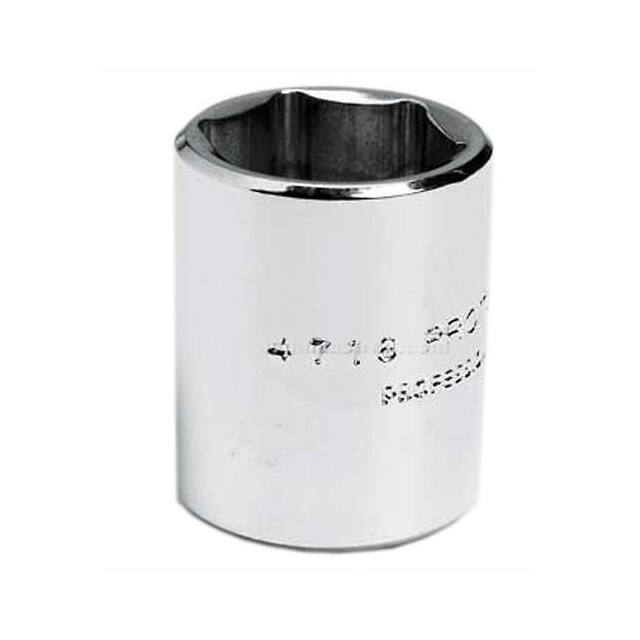 J4716 1/4" DRIVE SOCKET 1/2", 6 POINT,