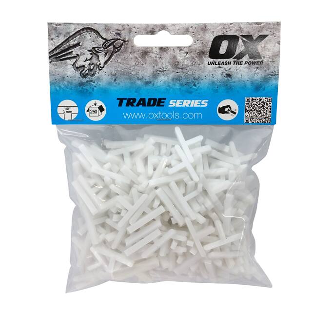 OX-T161330 3/16" HARD PLASTIC SPACERS 'T'