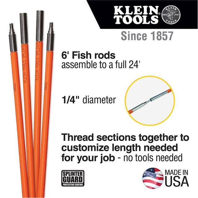56324 24' (7.3 M) LO-FLEX FISH ROD SET
