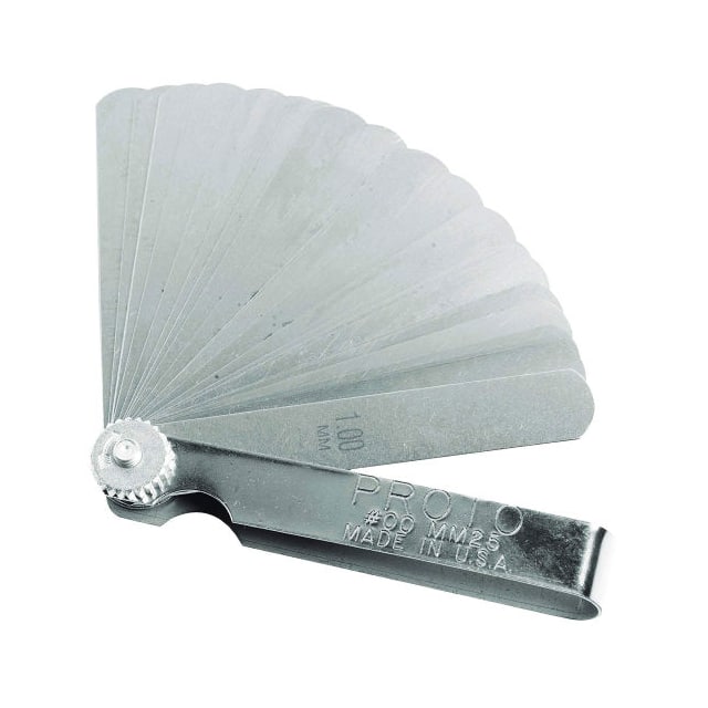 J00MM25 25 BLADE METRIC FEELER GAUGE SET