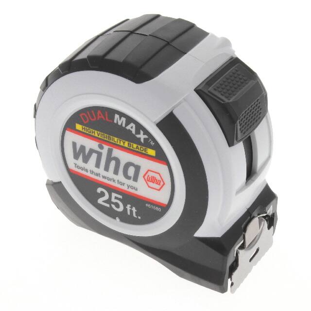 61680 WIHA DUALMAX 25 FT. TAPE MEASURE