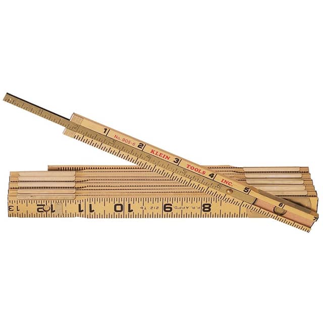 905-6 WOOD FOLDING RULE WITH EXTENSION