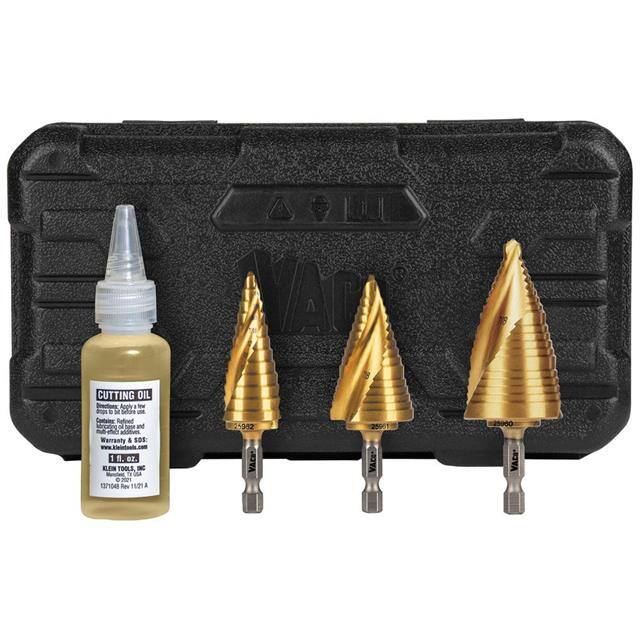 25951 VACO 3 PC STEP DRILL BIT KIT