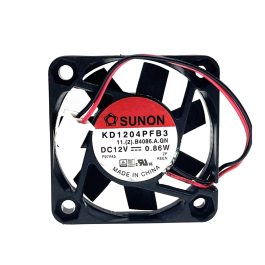 KD1204PFS2H The SUNON KD1204PFS2H is a DC Brushless Fan from the KD Series. It operates at 12 VDC with a speed of 5500 RPM.