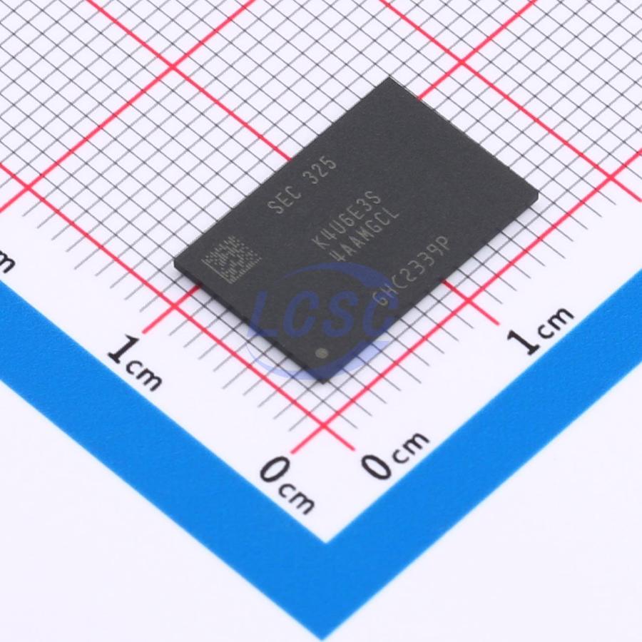 K4U6E3S4AA-MGCL The Samsung Electronics K4U6E3S4AA-MGCL is a memory component. It features RoHS3 compliance and an MSL of 1 Unlimited.